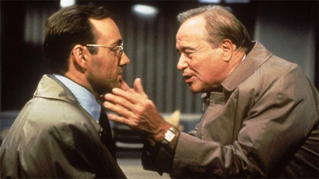 Kevin Spacey a Jack Lemmon ve filmu Konkurenti (1992)