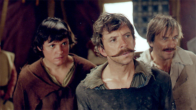 Svatopluk Skopal, Jaromr Hanzlk a Radoslav Brzobohat ve filmu Dva na koni, jeden na oslu (1986)