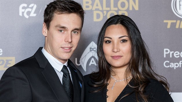 Louis Ducruet a Marie Chevallierov (Pa, 3. prosince 2018)