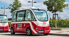 Autonomní mikrobusy Navya testuje vídeňský dopravní podnik.