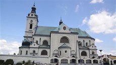Kostel sv. Václava v Chenovicích v polském píhranií.