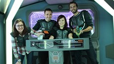 Petr Hu�ík (druhý zleva)