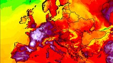 Horké poasí letos zasáhlo i Víde (23. ervence 2019)