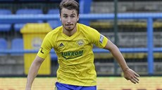 Zlínský Dominik Maek.v zápase s Libercem.