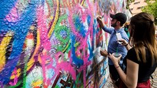 Lennonova zeď na pražské Kampě (18. července 2019) | na serveru Lidovky.cz | aktuální zprávy