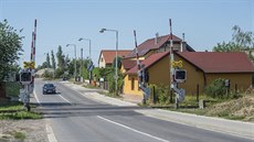elezniní pejezd v Bezdín u Mladé Boleslavi. ( 25. 07. 2019)