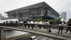 Tokyo Aquatics Center bude v roce 2020 hostit plavání a skoky do vody.