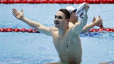 Maďar Kristóf Milák vyhrál na světovém šampionátu 200 metrů motýlek ve světovém...