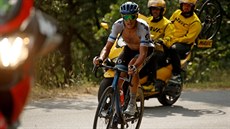 Italský cyklista Matteo Trentin bhem 17. etapy Tour de France.