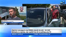 Manelm, kteí s dtmi uvázli na polské dálnici, nyní lidé nabízejí peníze i zájezd