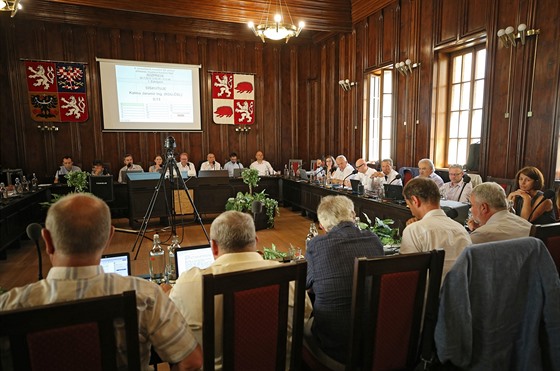 Zasedání zastupitelstva v Jihlavě.