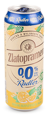 Zlatopramen Radler citron, bezový květ a máta