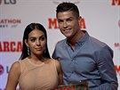 Georgina Rodriguezová a Cristiano Ronaldo (Madrid, 29. ervence 2019)