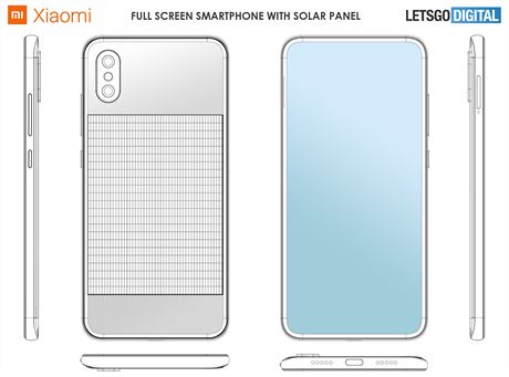 Patent smartphonu se solárním nabíjením