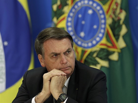 Brazilský prezident Jair Bolsonaro odmítl údaje o odlesňování dodané státním...