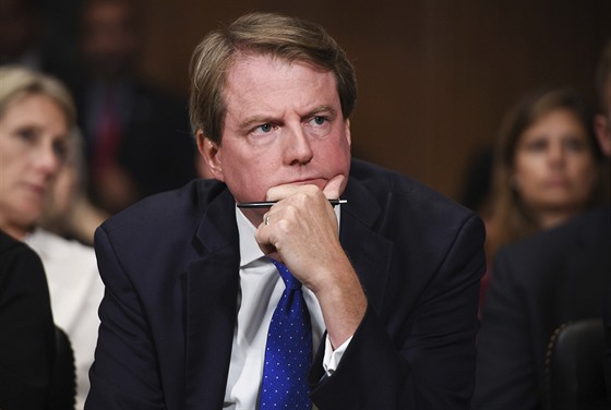 Bývalý poradce amerického prezidenta Donalda Trumpa Don McGahn (27. záí 2018)