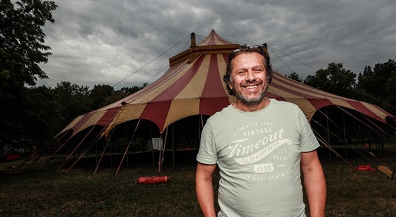 editel a zakladatel festivalu Letní Letná Jií Turek (5. srpna 2019)