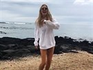 Angela Paulová na Hawai