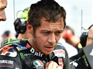 Legend�rn� Valentino Rossi skon�il na Velk� cen� �esk� republiky ve t��d�...