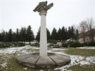 Sochu kosmonautů mohou zájemci vidět v parku v Přešticích na Plzeňsku.