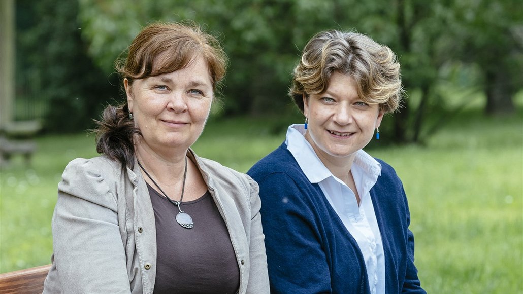 Martina Chmelová (vlevo) a Petra Adámková z organizace Alfa Human Service