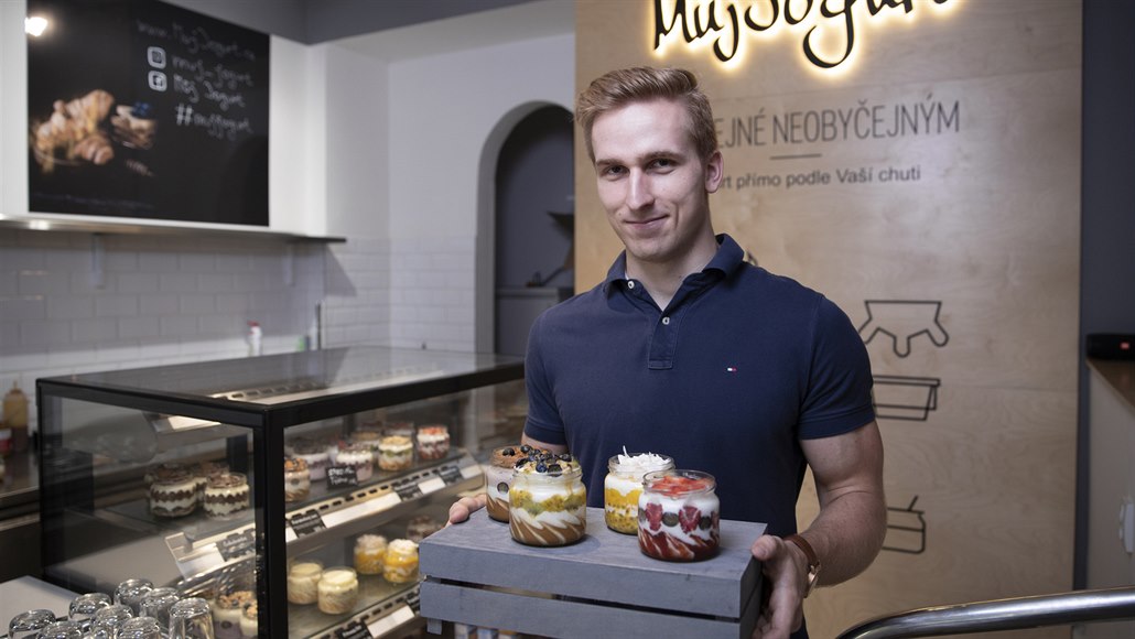 Patrik Fuska ze spole�nosti M�j Jogurt