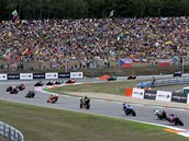 Zvod MotoGP na okruhu v Brn.