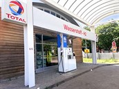 Vodíková čerpací stanice Total v německém Berlíně