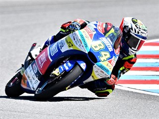 Jakub Kornfeil na trati domácí Velké ceny v Brně.
