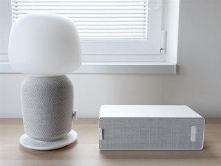 Ikea Symfonisk - lampa a polička