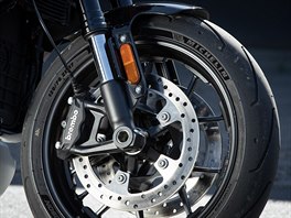 Harley-Davidson natst jezd na dvojici poctivch sedmnctipalcovch kol...