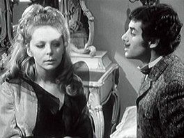 Josef Laufer a Hana Zagorová v hudební komedii Madam a sedm loupeník (1969)