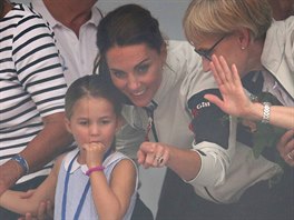 Princezna Charlotte a vévodkyn Kate na závod regat (Cowes, 8. srpna 2019)