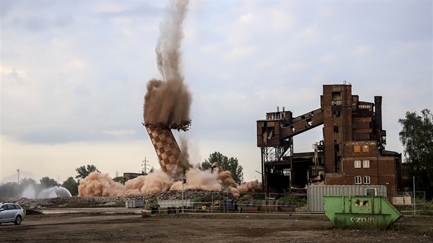 V Ostrav odstelili komn bval vtkovick pravny a spkrny eleznch rud, znm jako Strak (3. srpna 2019).