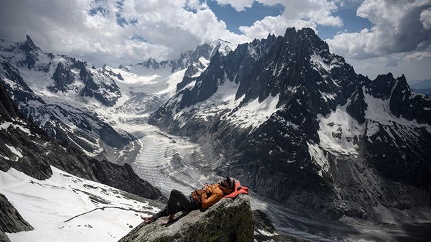 Ledovec Mer de Glace ustoup kad rok o destky metr (erven 2019)