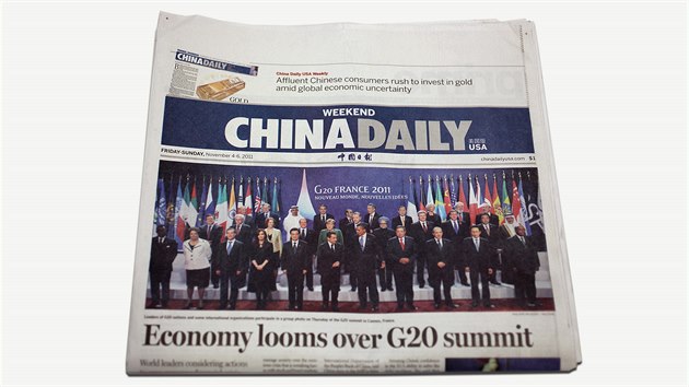 Oficiln list China Daily se ve Spojench sttech bn prodv.