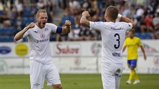 Fotbalisté Slovácka porazili v moravském derby Zlín 1:0.