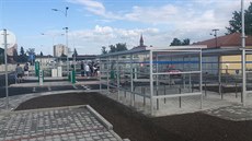 Záchytné parkovi�t� v Jírovcov�.