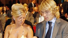 Pavel Nedvd s manelkou Ivanou na vyhláení výsledk ankety Zlatý mí (6....