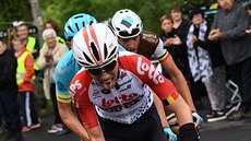 Bjorg Lambrecht bhem závodu Criterium du Dauphine