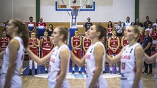 České juniorské reprezentantky jsou nastoupené k zápasu s Běloruskem.
