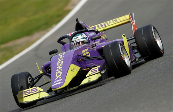 Britka Jamie Chadwicková bhem závodu enské formule W Series.