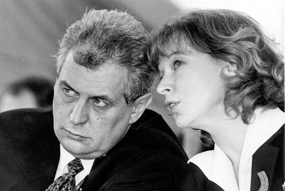 Miloš Zeman a Petra Buzková