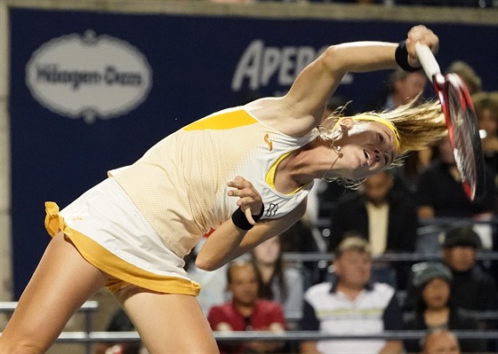 Marie Bouzková ve tvrtfinále turnaje v Torontu.