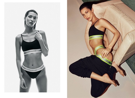 Modelka Bella Hadid v nové kampani pro znaku Calvin Klein