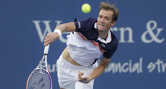 Daniil Medvedv v semifinále turnaje v Cincinnati.