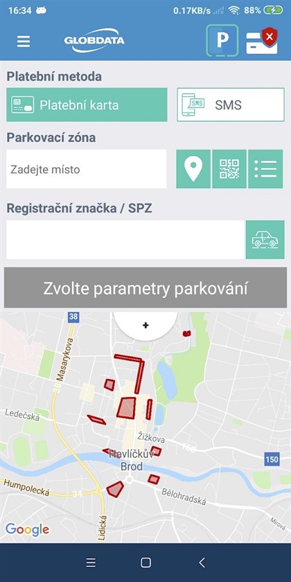 Speciální aplikace ParkSimply dostupná pro systémy iOS i Android je urená...