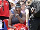 Serena Williamsová smutní. Finále turnaje v Torontu musela kvli bolesti zad...