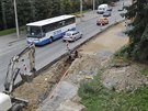 Rekonstrukce pten jihlavsk silnice se zdrela v krajskm mst Vysoiny z...
