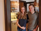 Mladý pár Barbora Sokolíková a Roman Kotlá v Novém Mst na Morav druhým...